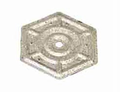 HEX GALVALUME FLAT BOTTOM PLATE